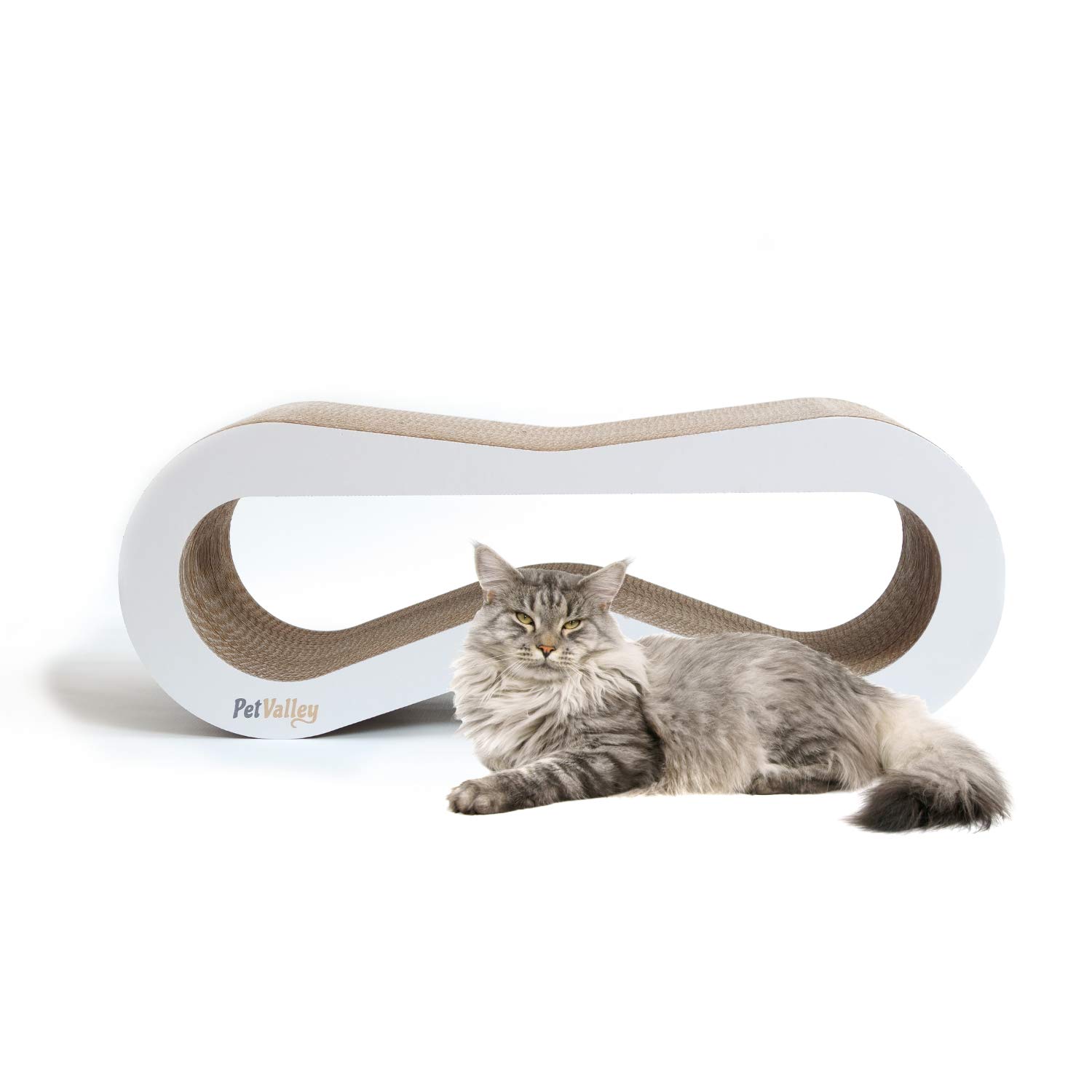 Rascador para gatos, kit de caseta + rascador, producto de diseño de cartón ondulado, fabricado en Italia, ideal como caseta, gimnasio y escalador. 100% reciclable