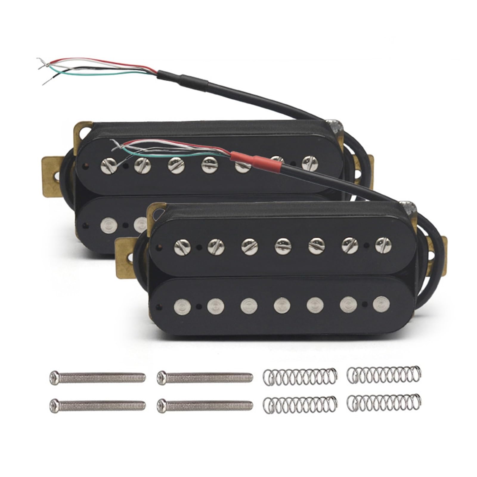 Przetworniki Gitarowe Przetworniki Humbucker Do Gitary Akustyczno Elektrycznej 7strunowe Podwójne Czarne Lub Białe(Black Neck)