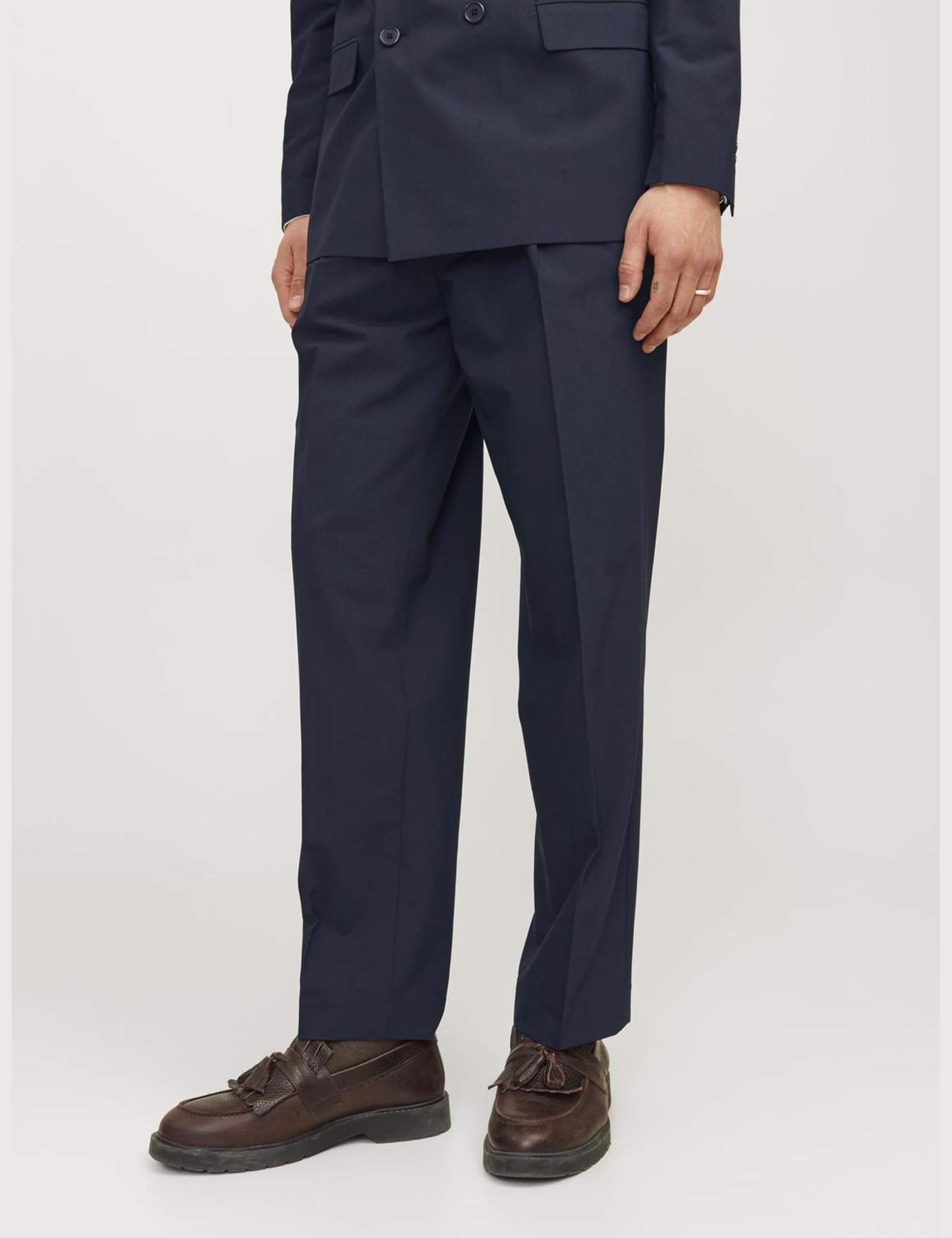 JACK & JONES Premium Dress Trousers JPRBUSHWICK Relaxed Fit Tailored Trousers
