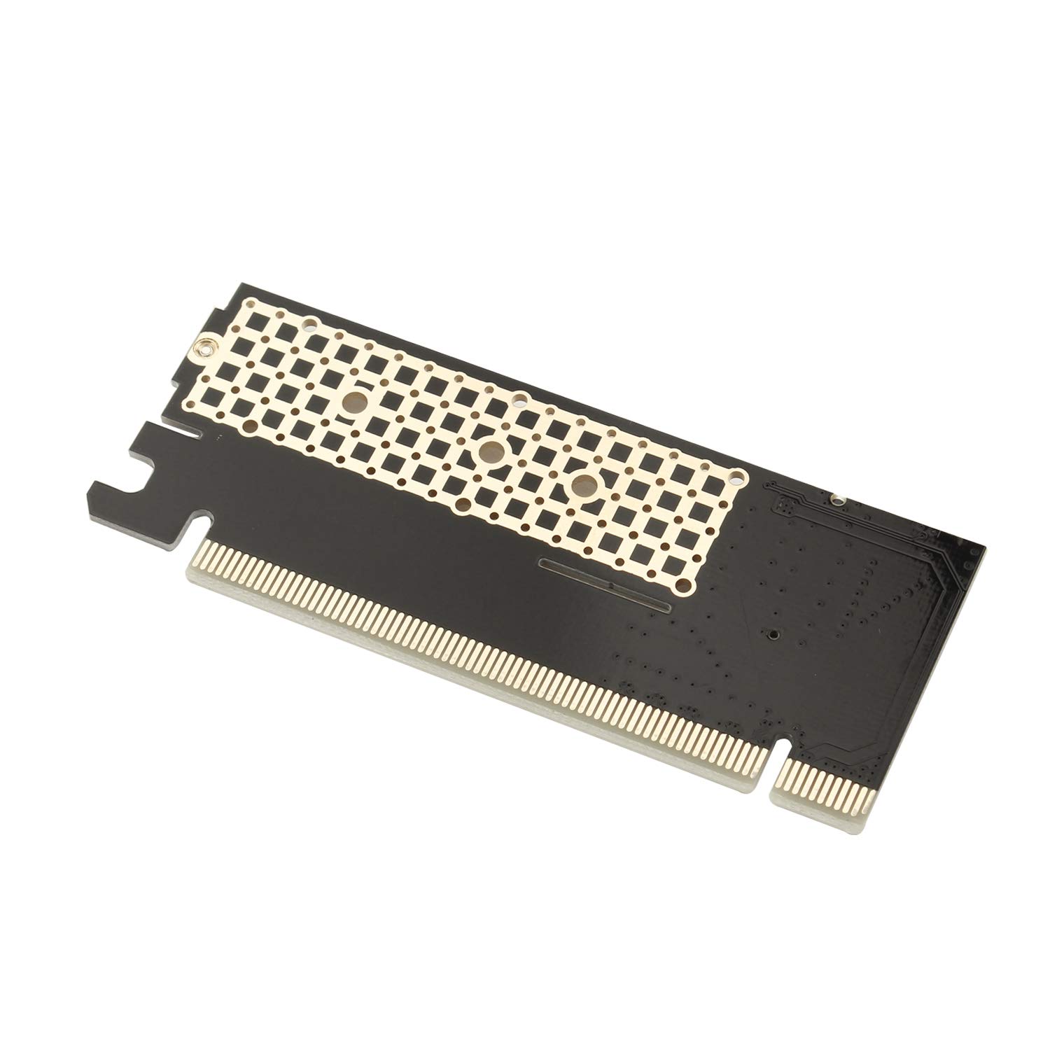 Futheda M-Key PCIe Adapter M.2 NVME SSD to PCI Express Adapter Card for PC/2U Hight Server, PCIE GEN3 Full Speed Support PCIe X4 X8 X16 Slot, Support M.2 SSD 2230 2242 2260 2280