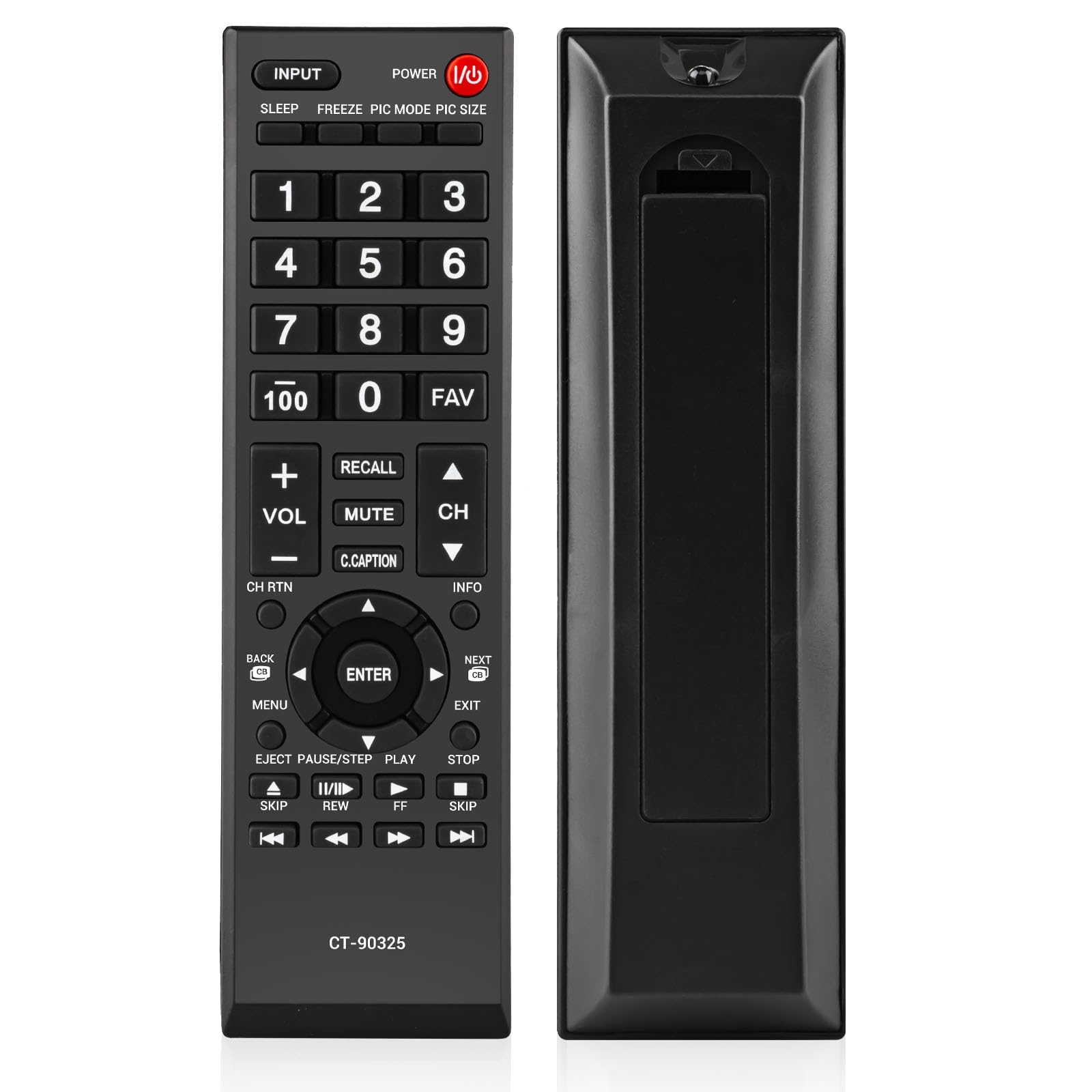 New CT-90325 TV Remote Compatible with Toshiba 32C100U2 32C100UM 32C110U 32DT1 46G310U