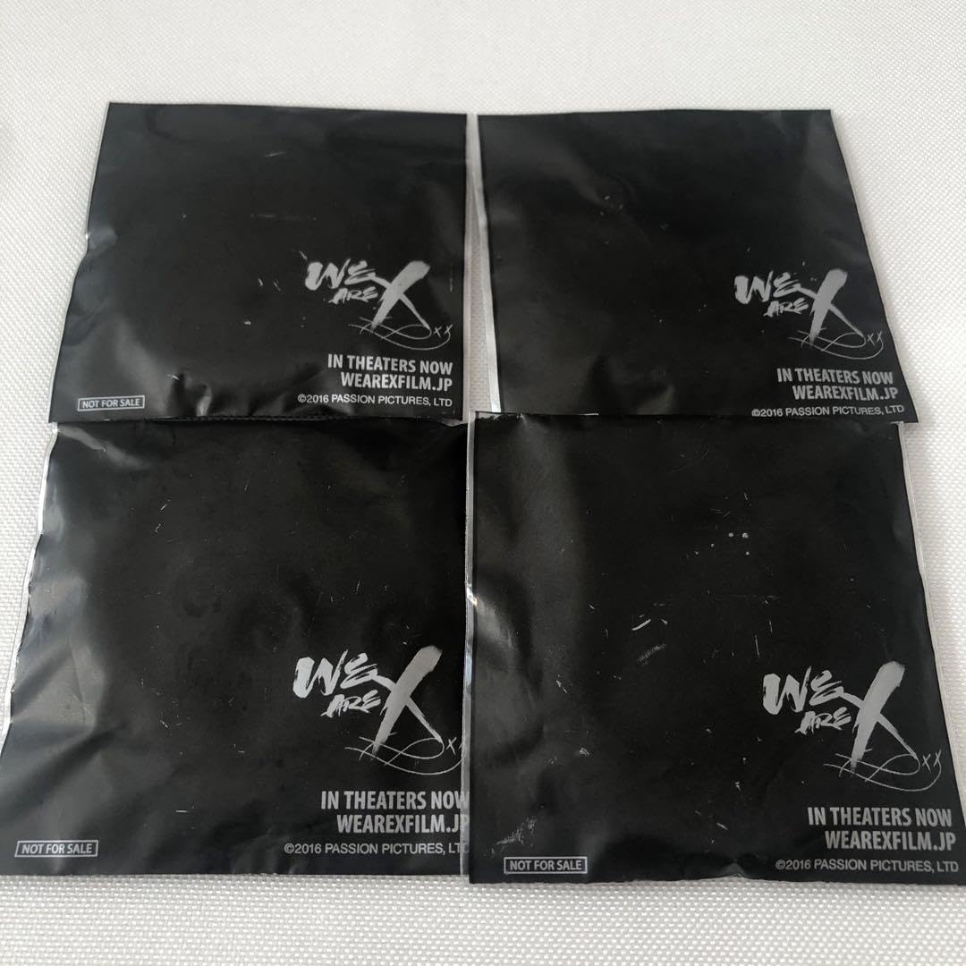 Amazon.co.jp: X JAPAN 映画 We Are X 入場特典 缶バッジ 4点 : おもちゃ