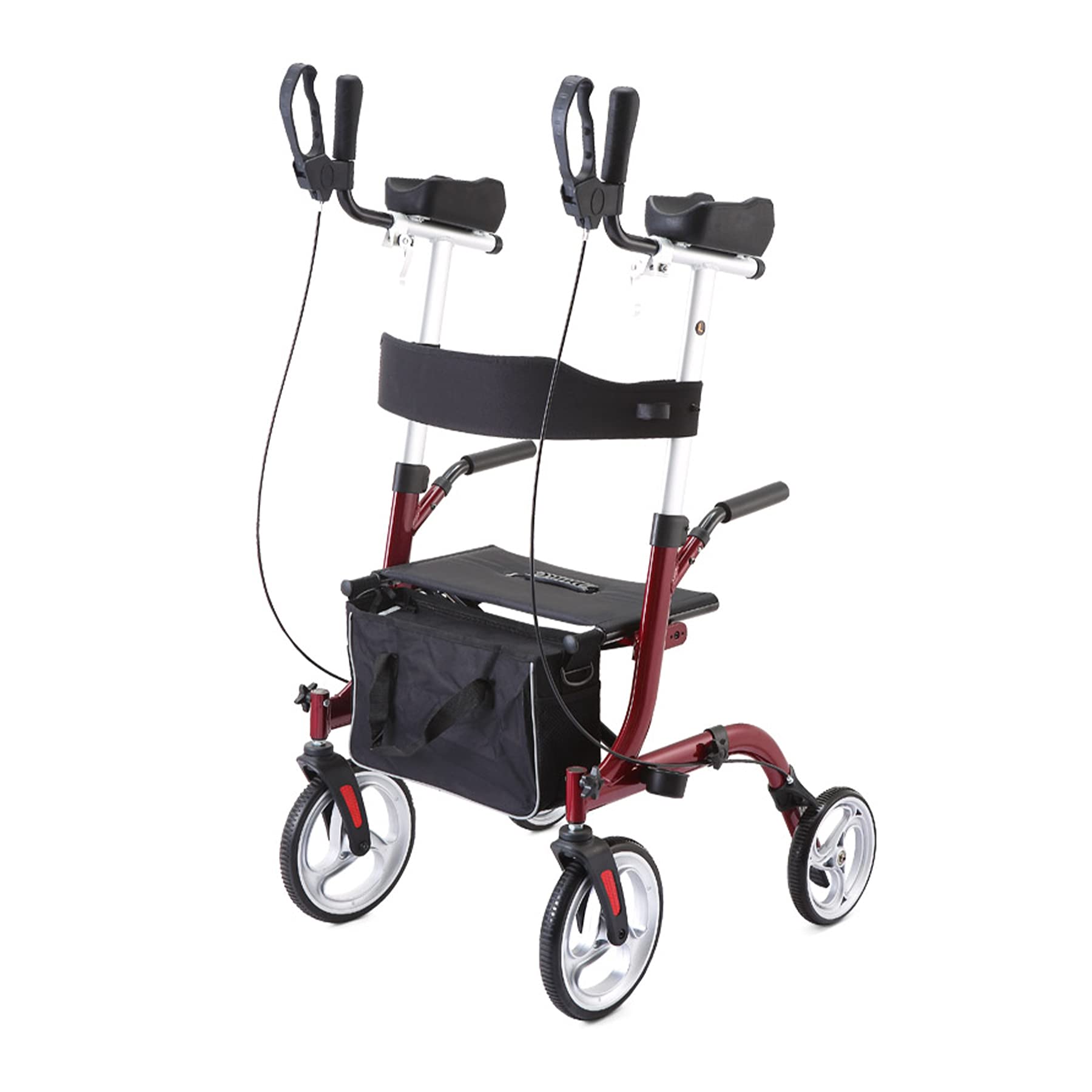 Buy Forearm Rollator Stand Up Rollator Walker Tall Rolling for Seniors