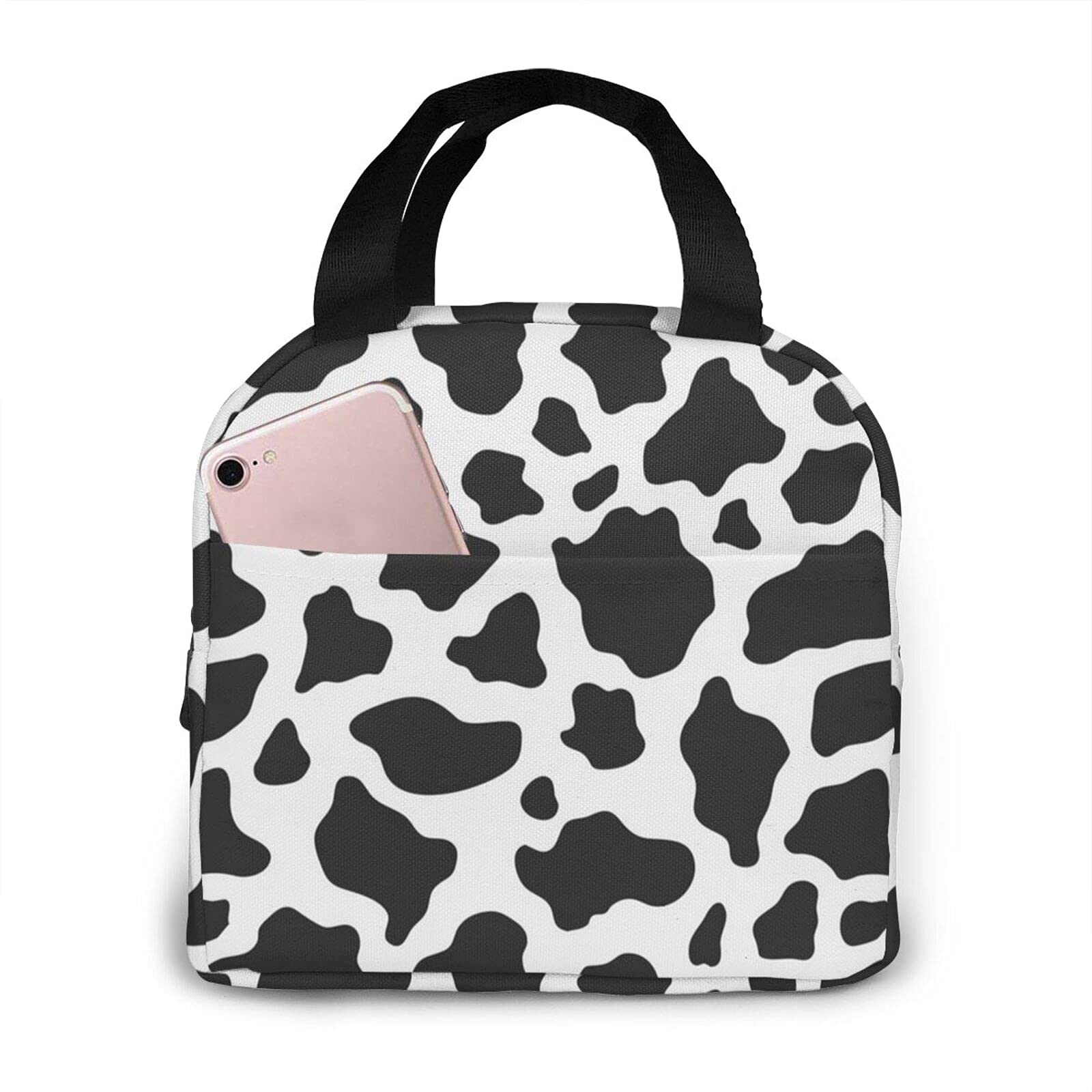 Lunch Bags Lunch Box For Women Men Adult Insulated Lunch Bag Cow Pattern Lunch Box Mens Womens Lunch