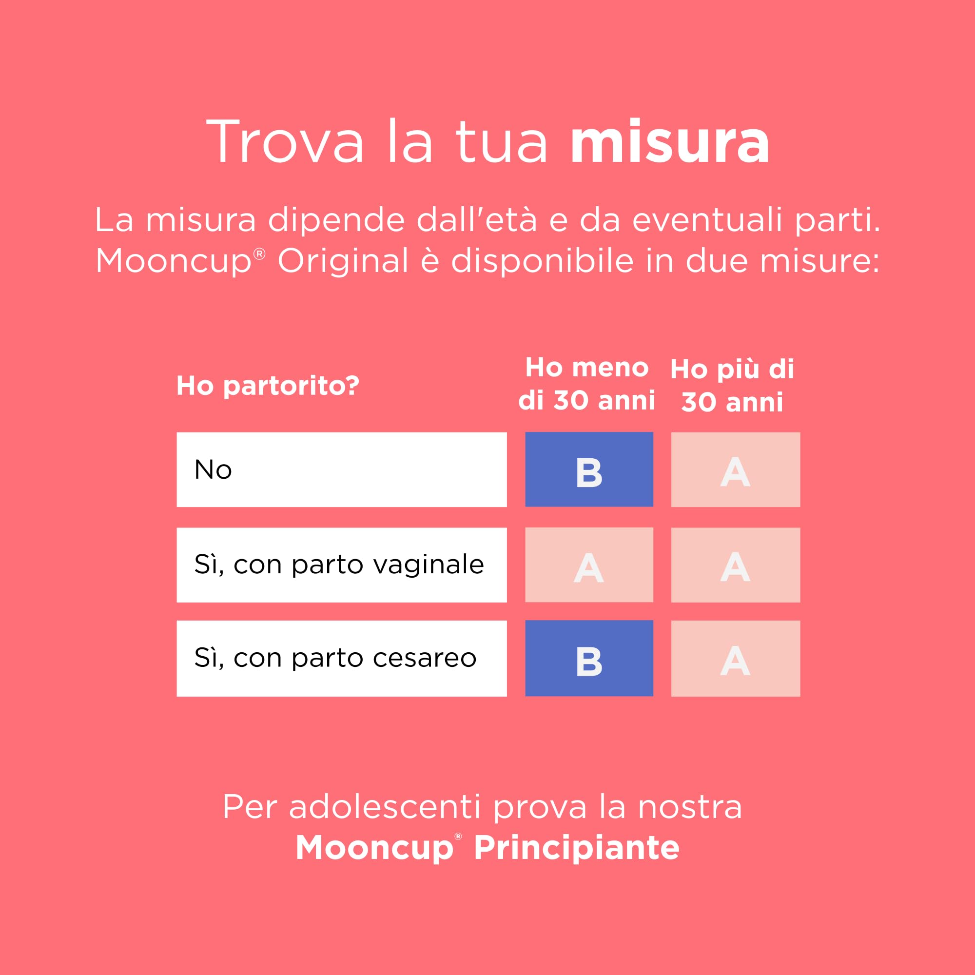 MOONCUP - Coppetta mestruale ecologica - Taglia A