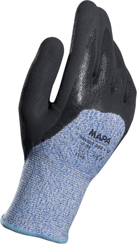 KRYTECH 582, High Cut Resistant Gloves, Oilproof Anti Cut Workman, Mechanics, Work Site Gloves, Builders, Construction, Parts