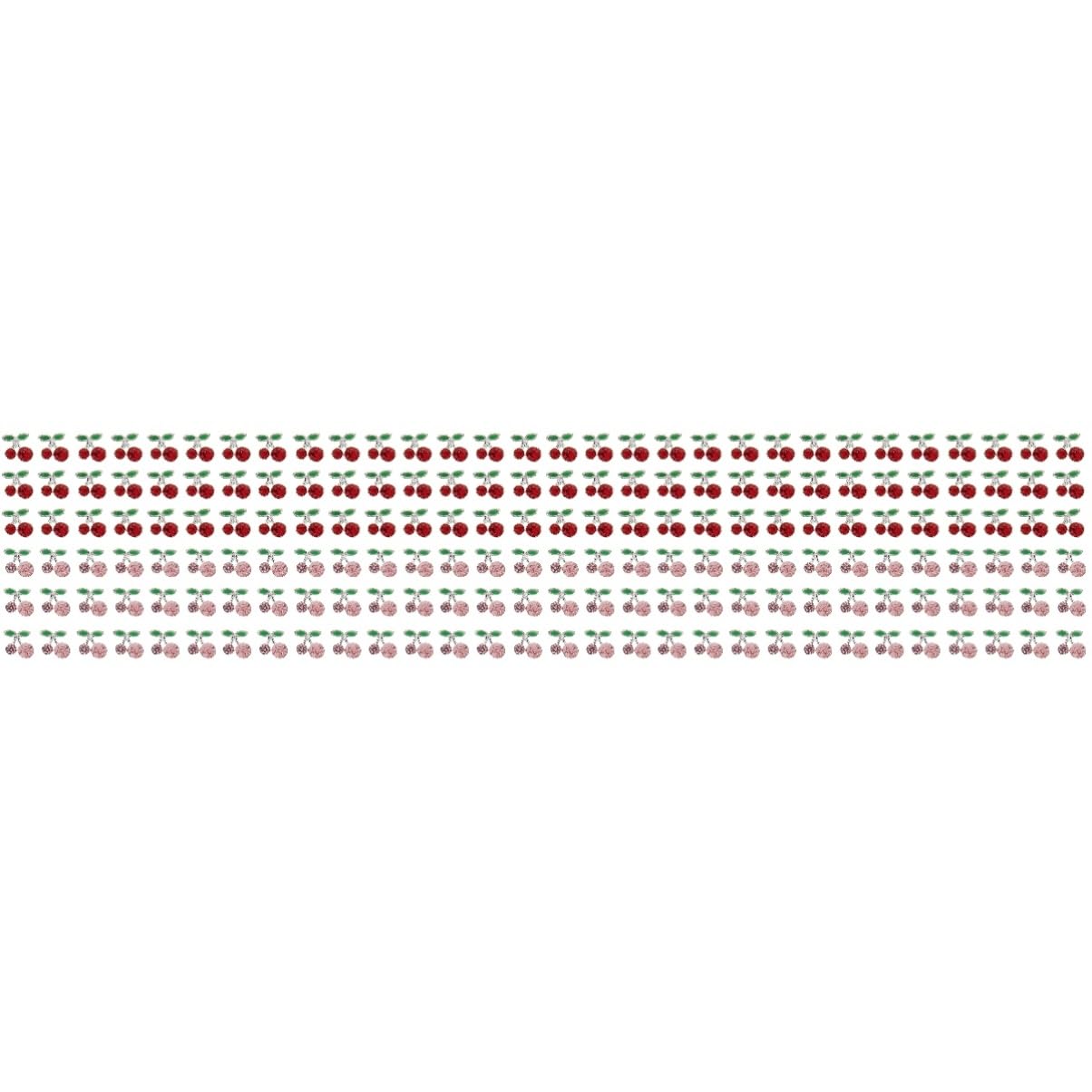 Mipcase 180pièces Charms Cerise Décorations Nail Art Forme De Cerise Bijoux Éclatants Pour Manucure Pour Fêtes Et Événements Spéciaux