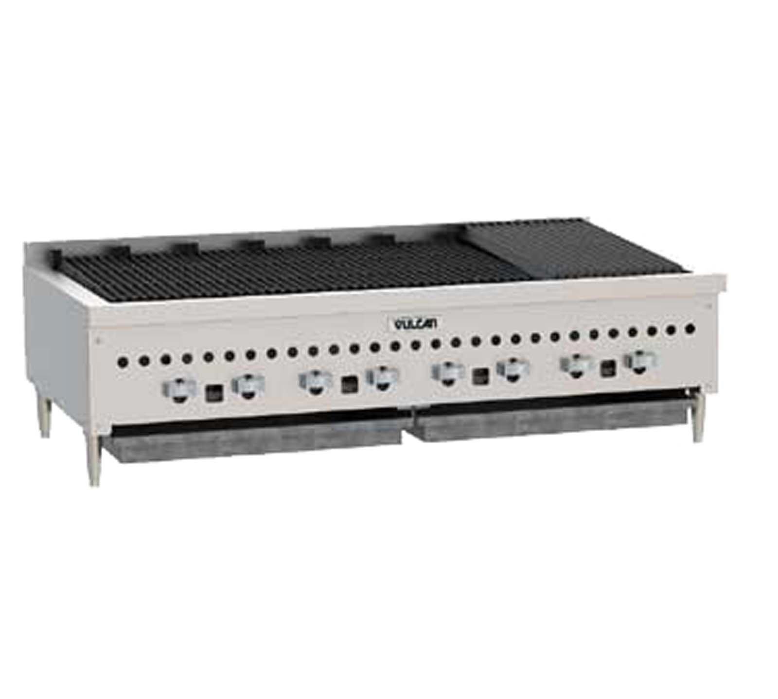 Hart Countertop 46-3/4" Charbroiler by Vulcan – Stainless Steel, Silver, Model VCCB47