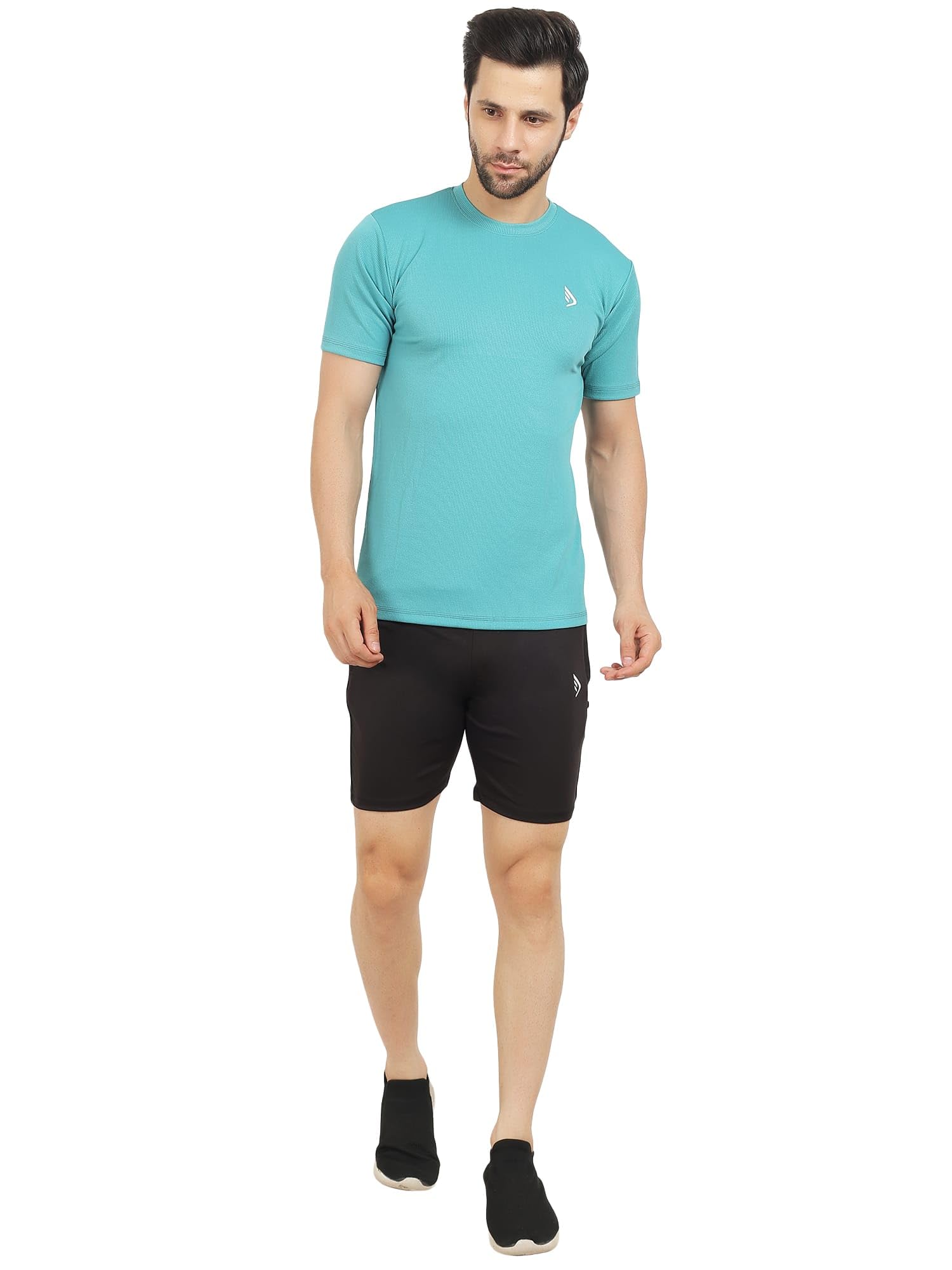 Men's Solid Regular Fit 4 Ways Lycra Stretchable Shorts-picture-18