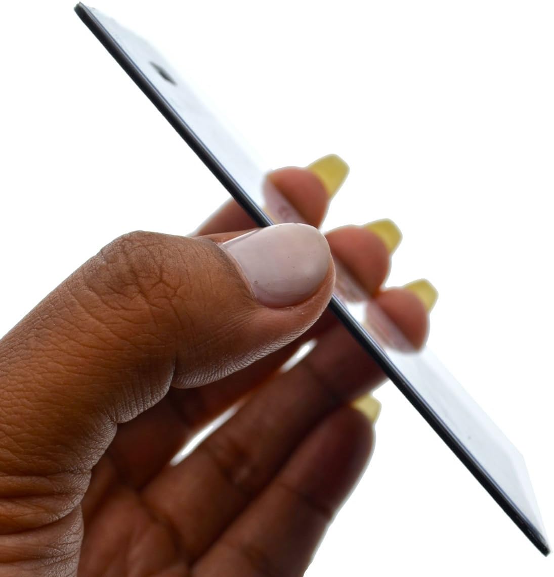 5 Pack - Slim and Sturdy Flexible Backpack & Airline Luggage ID Bag Tags - Business Card Holders - with Secure Plastic Worm Loop Straps by Specialist ID - Image 3