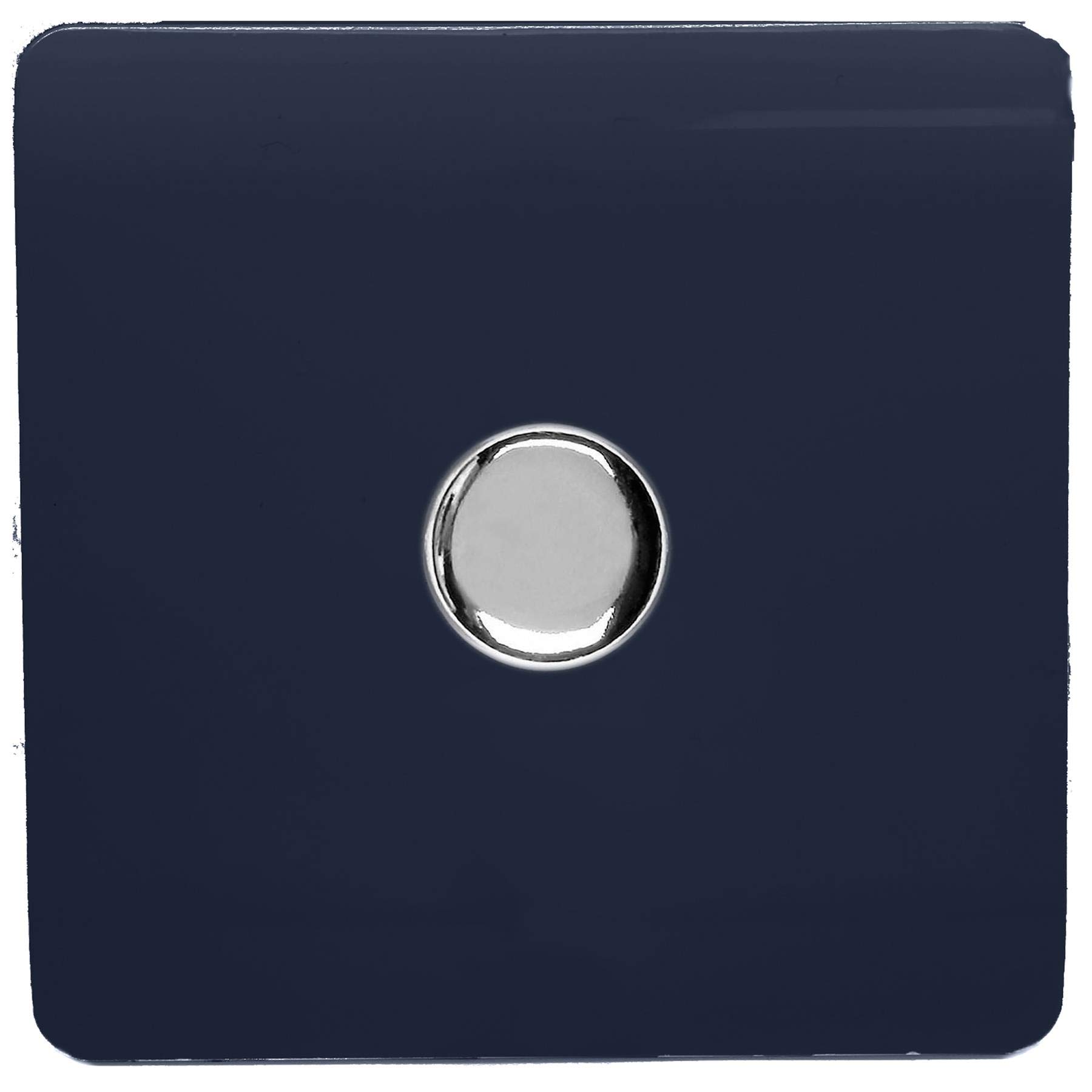 Trendi Switch Navy Trendi Artistic Modern Glossy Tactile 1 Gang 2 Way 120W Led Dimmer Switch