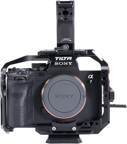 Miniatura 8 de Tilta Jaula de cámara paracompatible con Sony a7 IV Pro Kit  Jaula completa para cámara, mango superior compacto, mango de alimentación lateral con