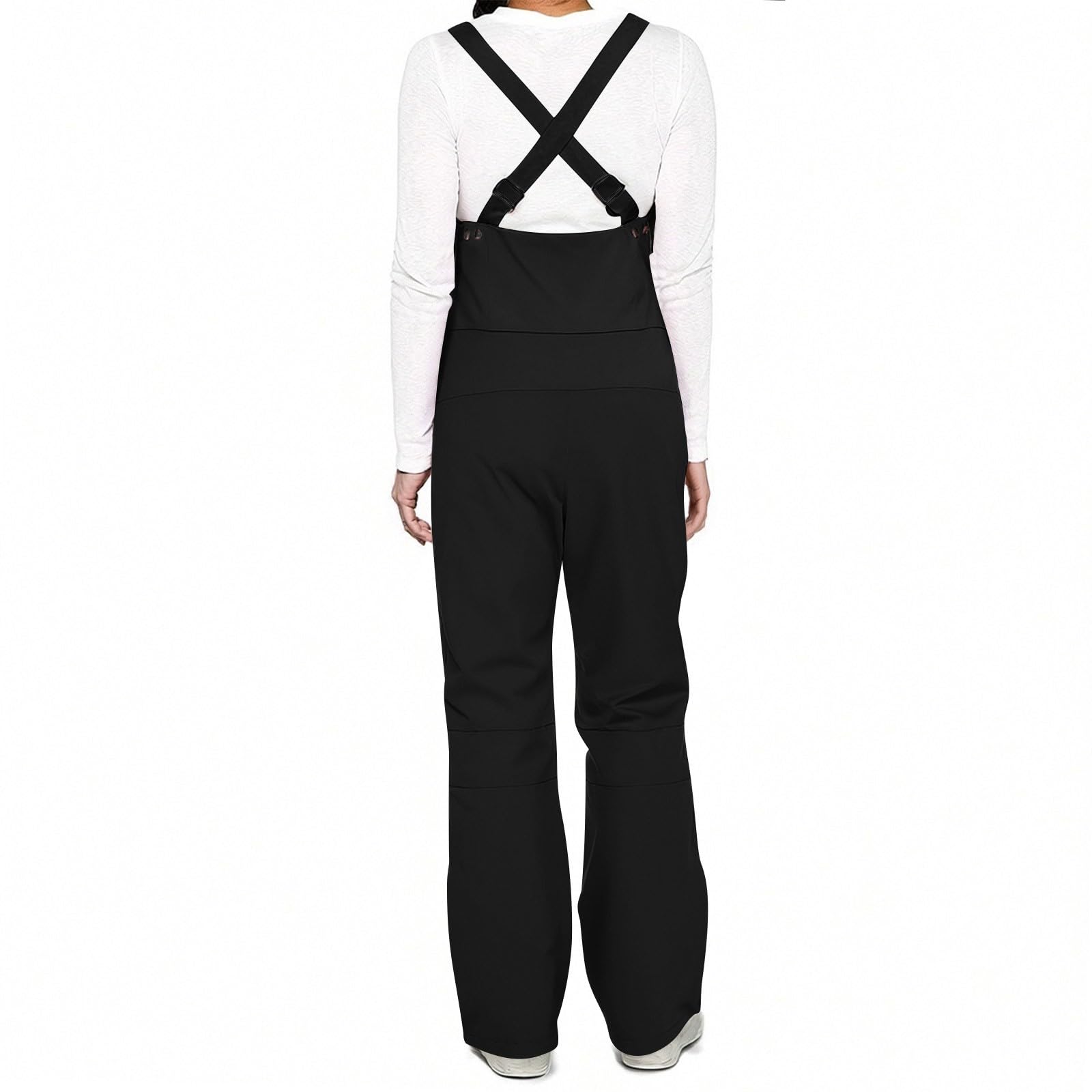 Skihose Damen Wasserdicht Schneehose Wasserdicht Thermo GefüTtert HosenträGerhose Mit Verstellbarer Latzhose Outdoorhose Winddicht Snowboardhose Winter Mode Softshellhose Schneeanzug Skianzug Damen