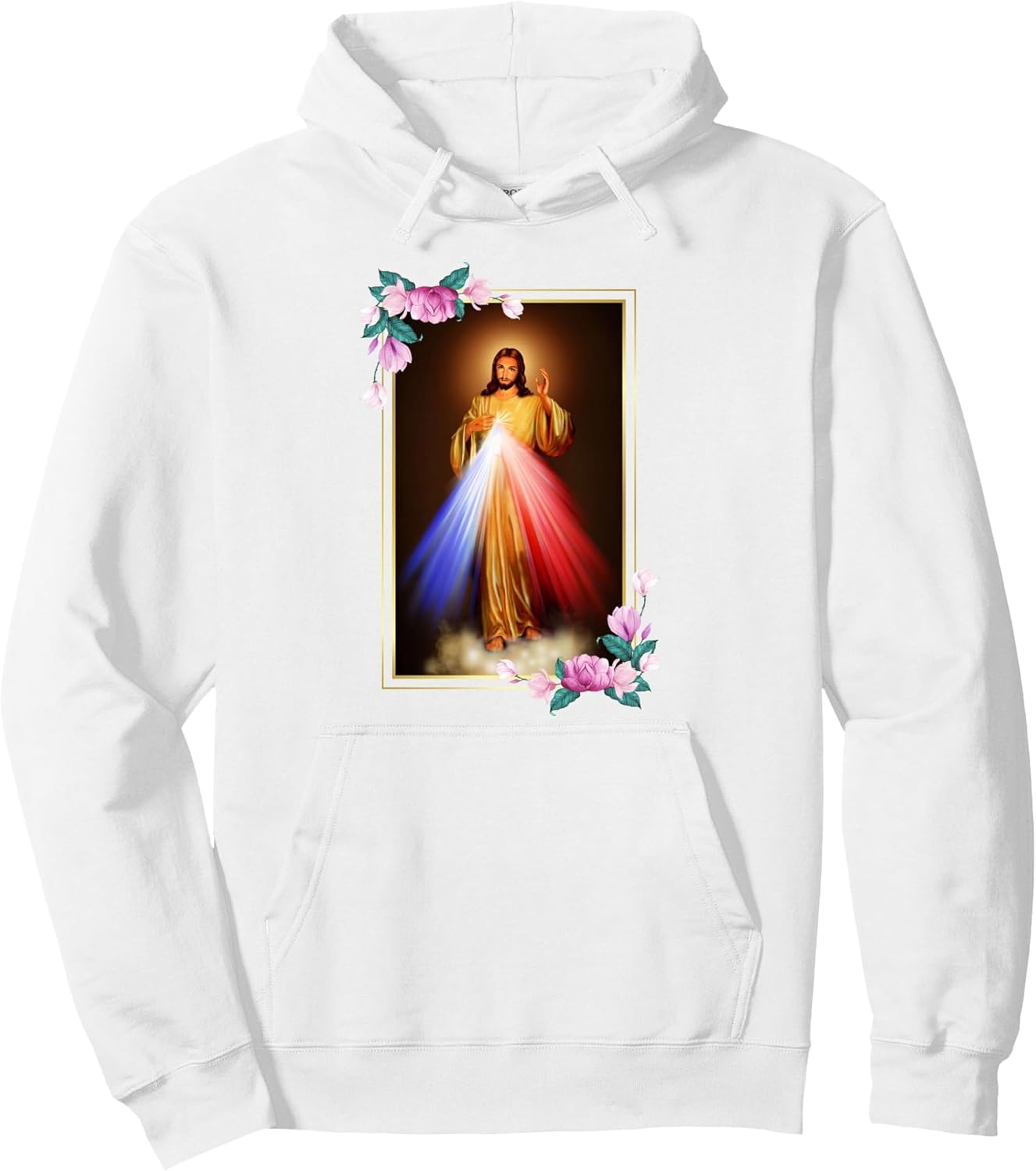 Divine Mercy Jesus Christ, Sacred Heart of Jesus Gift Pullover Hoodie