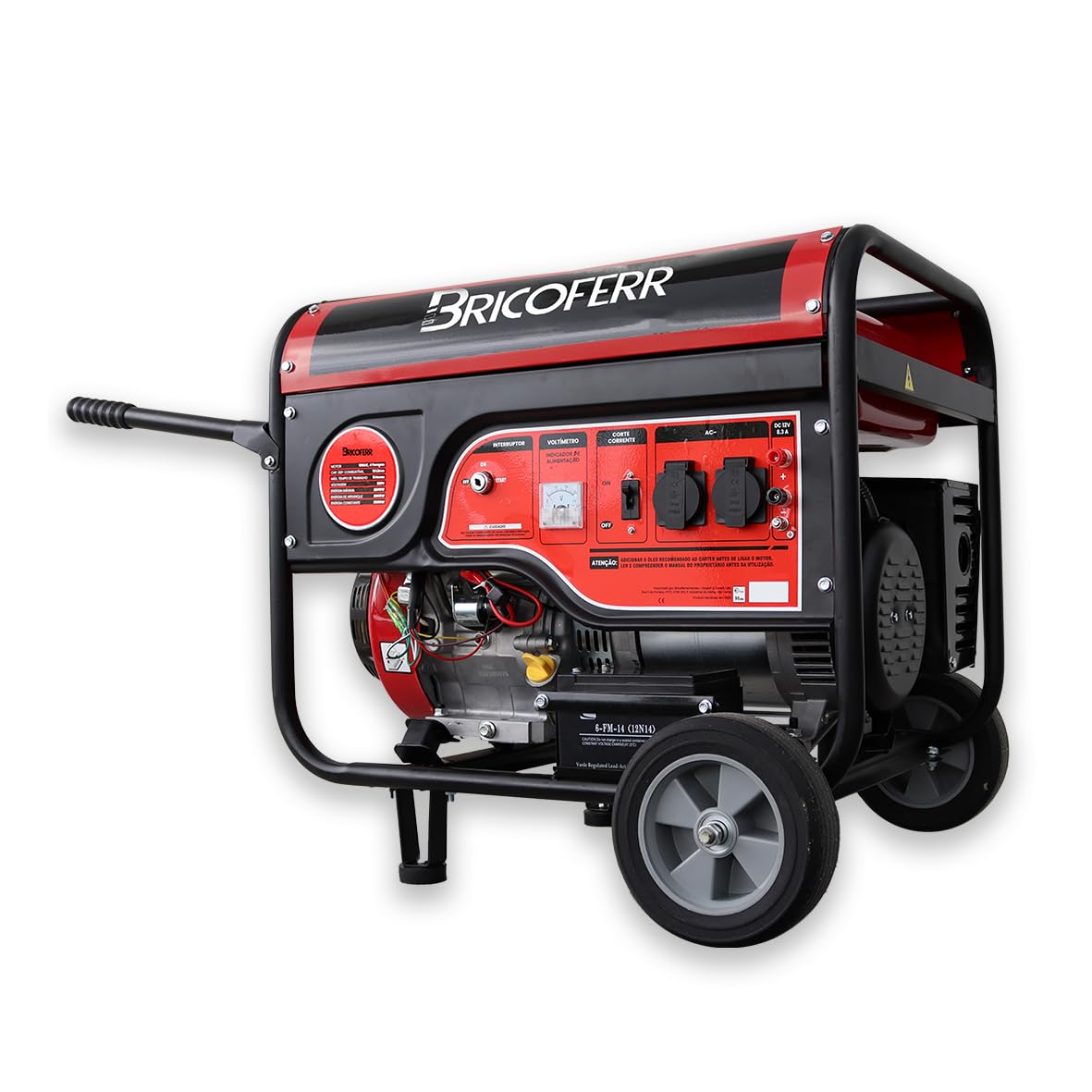Bricoferr Generador a gasolina 8500 19HP