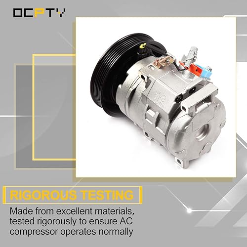 Miniatura 6 de OCPTY Compresor CO 27000C del aire acondicionado para Toyota Corolla 1.8L para Toyota Matrix 1.8L 2003-2008