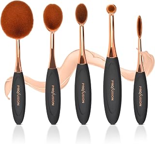 Profusion Cosmetics Deluxe Pro Brush Vault, Black, 6 Pieces Price In India