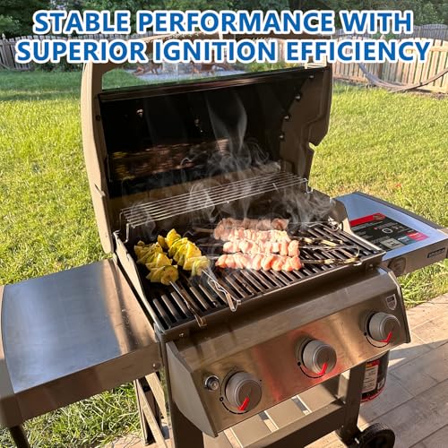 Image of SafBbcue 67053 Grill Igniter Replacement Kit for Weber Spirit II E310, S310 & Spirit 2 GS4 Grills (2017 and Newer Models) - Compatible with Weber Spirit II GS4 310 Series Grill Parts