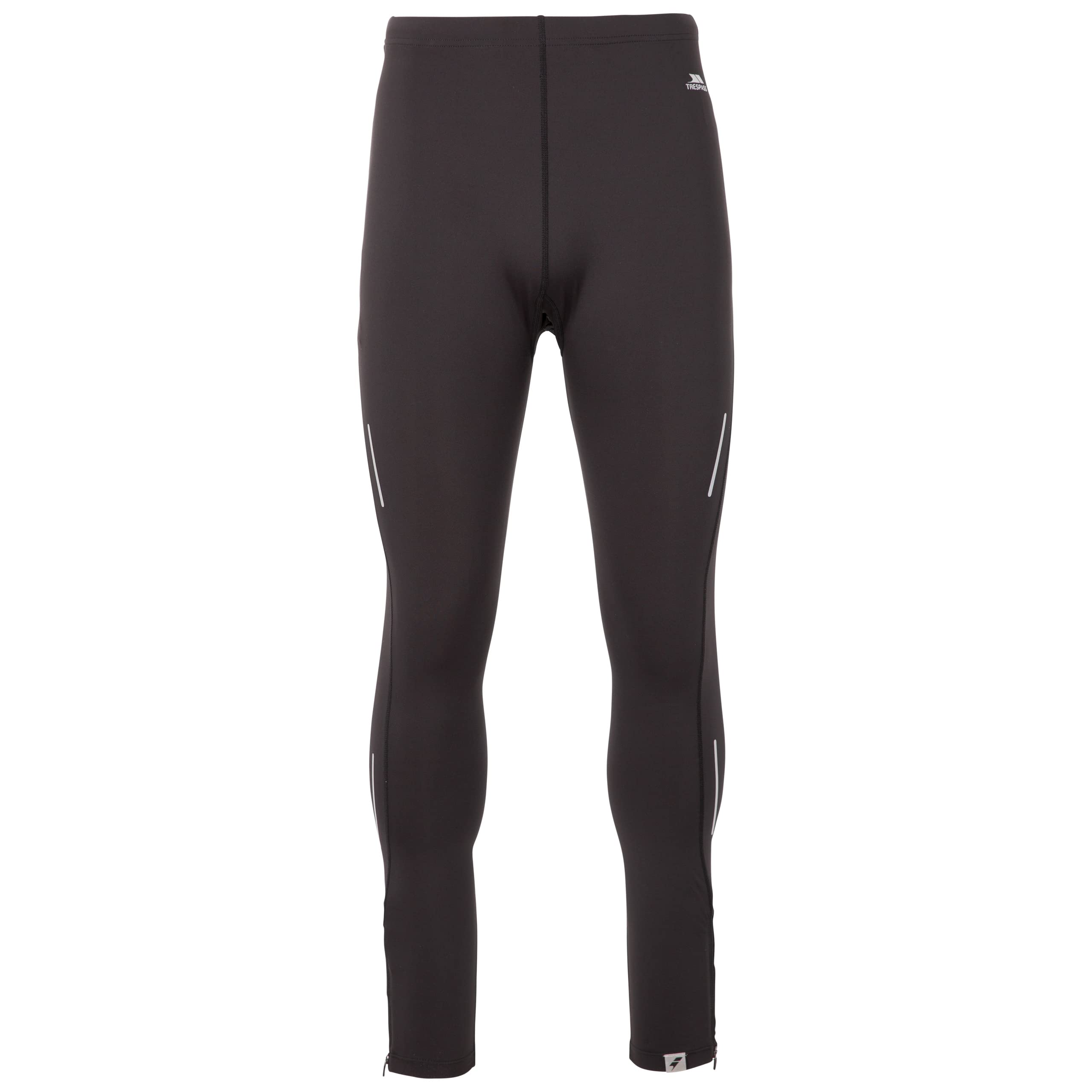 Trespass Men's Black Leggings Activewear Workout Running Gym Fitness Trousers Jaxon