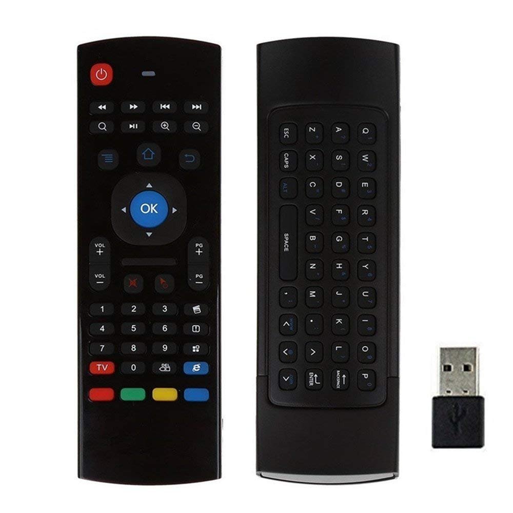 MX3 Air Remote Control, 2.4G Mini Wireless Keyboard Mouse, Infrared Remote Control Learning for Kodi Android TV Box IPTV HTPC Mini PC Pad Xbox Raspberry pi 3 and Other Devices
