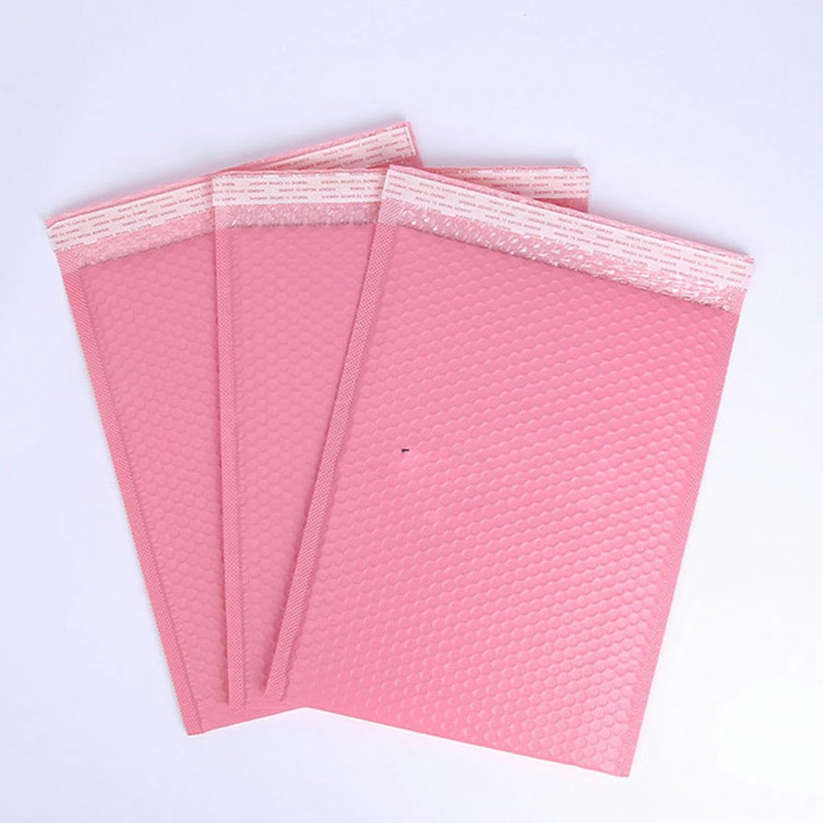 10 buste postali a bolle personalizzate buste imbottite con chiusura automatica buste imbottite buste regalo sacchetti per imballaggio per abbigliamento cosmetici-25x30-4 cm-rosa