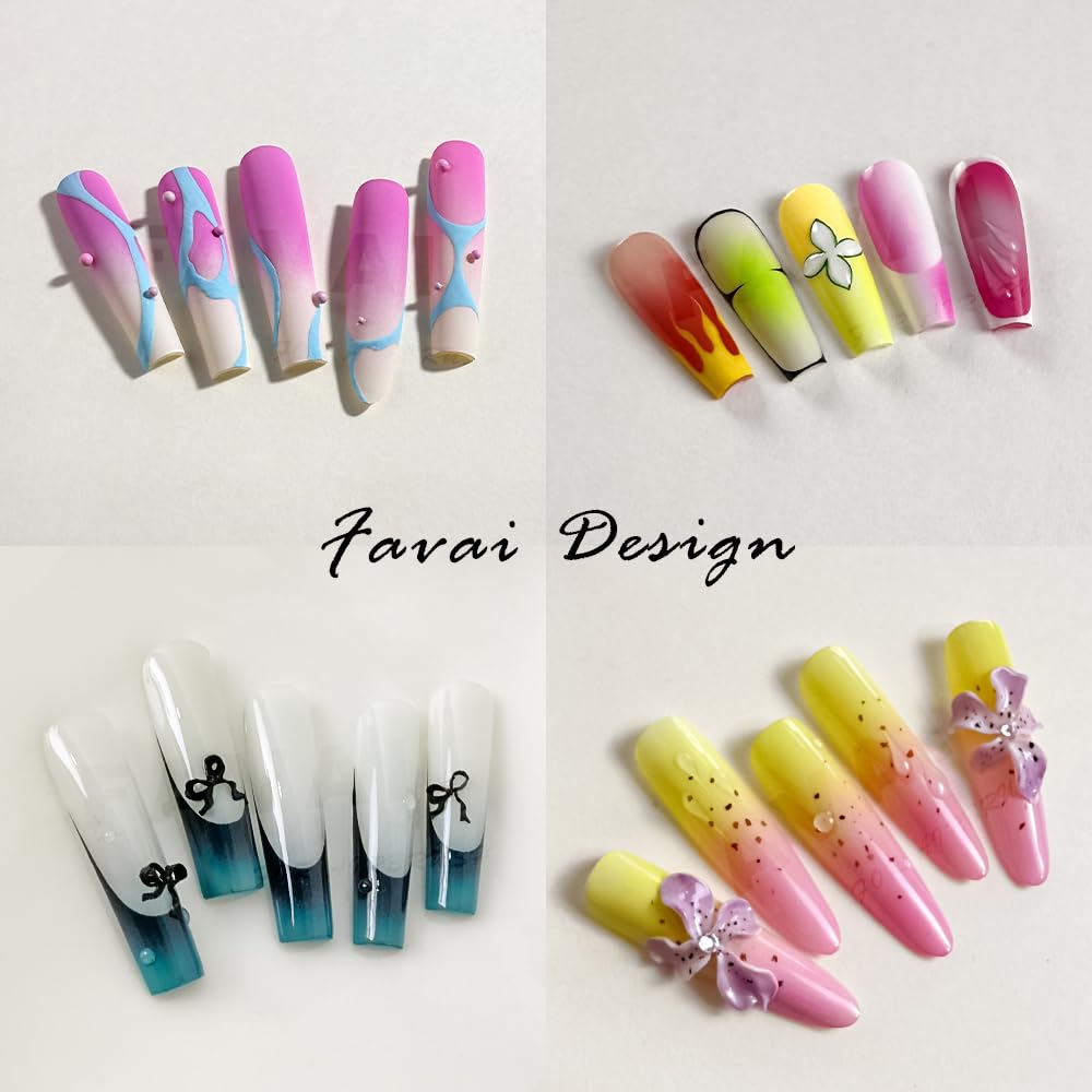FAVAI 12 Colori Smalto Gel Aerografo - Collezione Primavera Estate 12*10ml