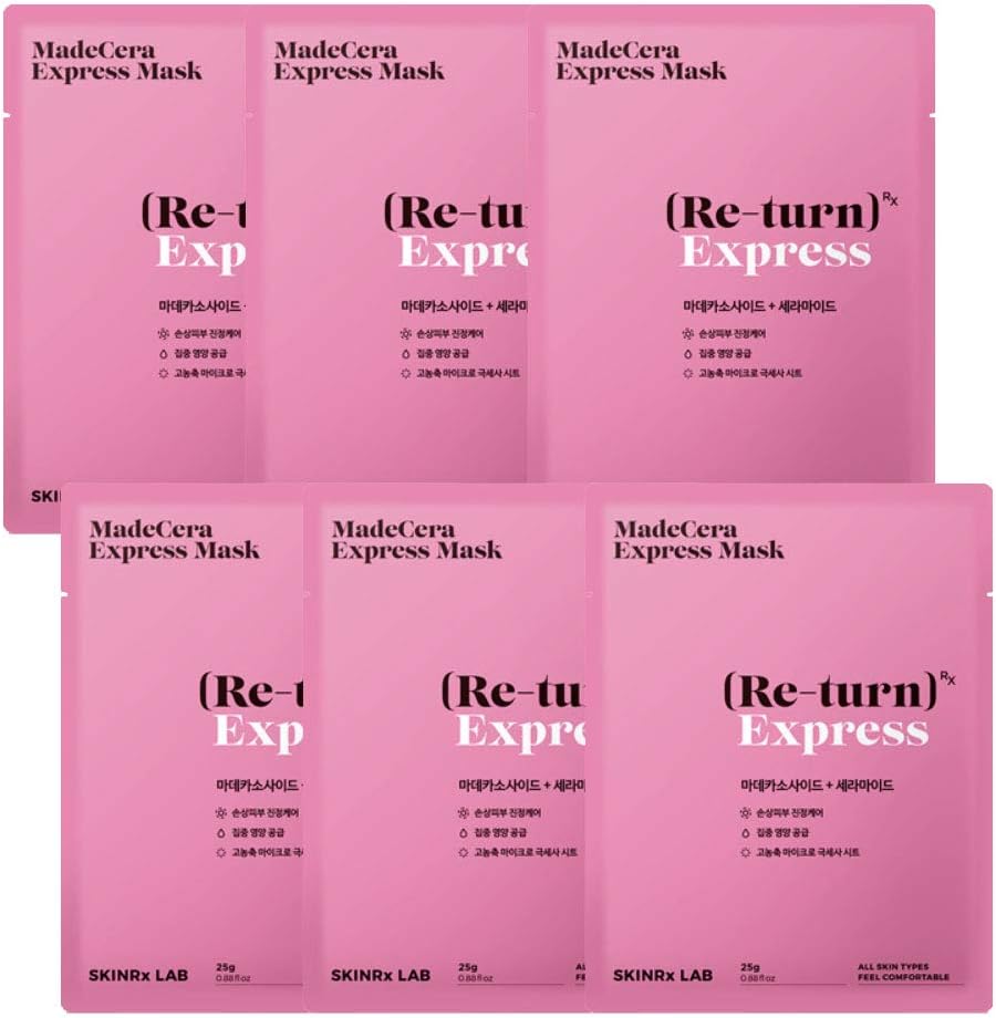 SkinRx LAB MadeCera RE-TURN Express Mask 6-sheets