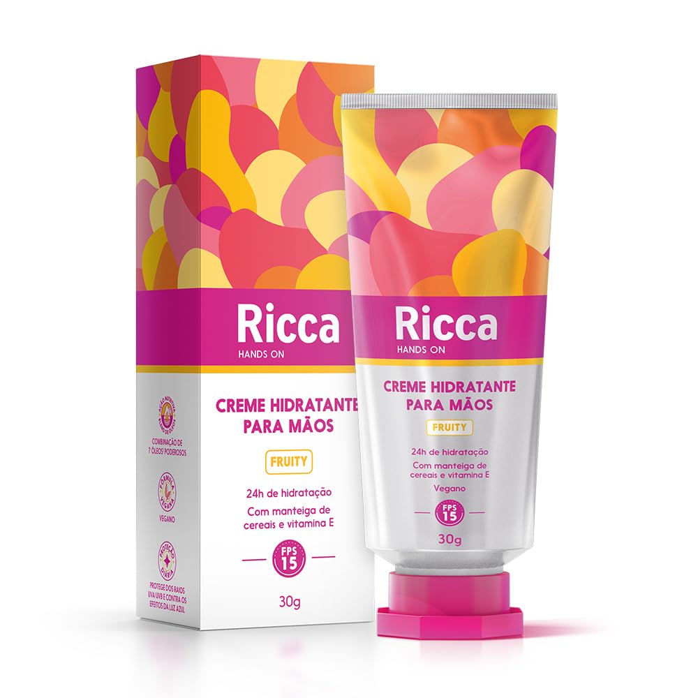 RICCA CREME DESODORANTE HIDRATANTE MÃOS FPS15 FRUITY | Amazon.com.br