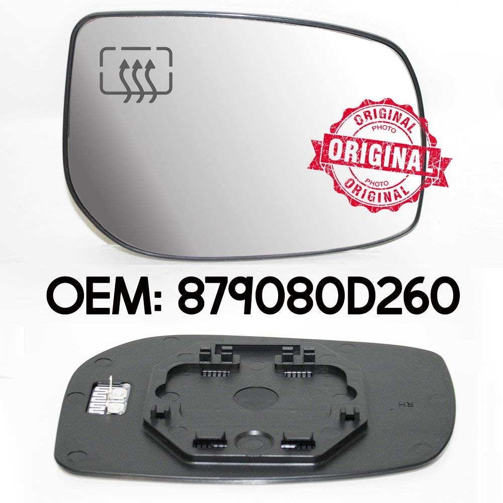 Verre de rétroviseur droit 879080D260 pour la sécurité