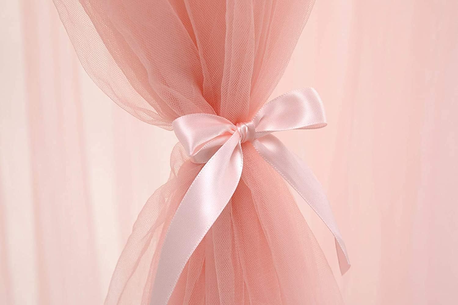 Princess Canopy for Girls Bed,Kids Bed Canopy,Princess Hanging Mosquito Net for Baby Crib Nook Castle Nursery for Kid's Room Decor (Pink)