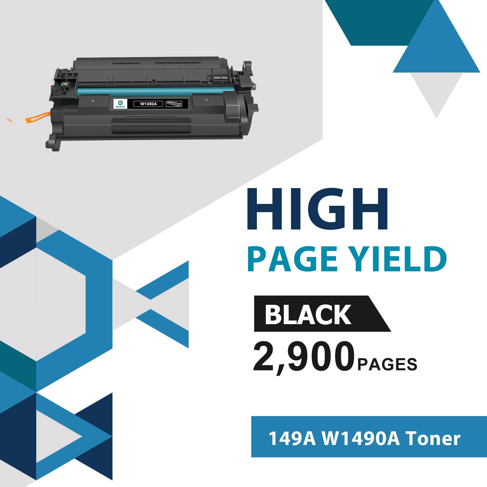 HP 149A W1490A Toner Kompatibel für LaserJet Pro MFP 4102fdw 4102dw 4102fdn Pro 4002dn 4002d 4002dw Schwarz 1er-Pack