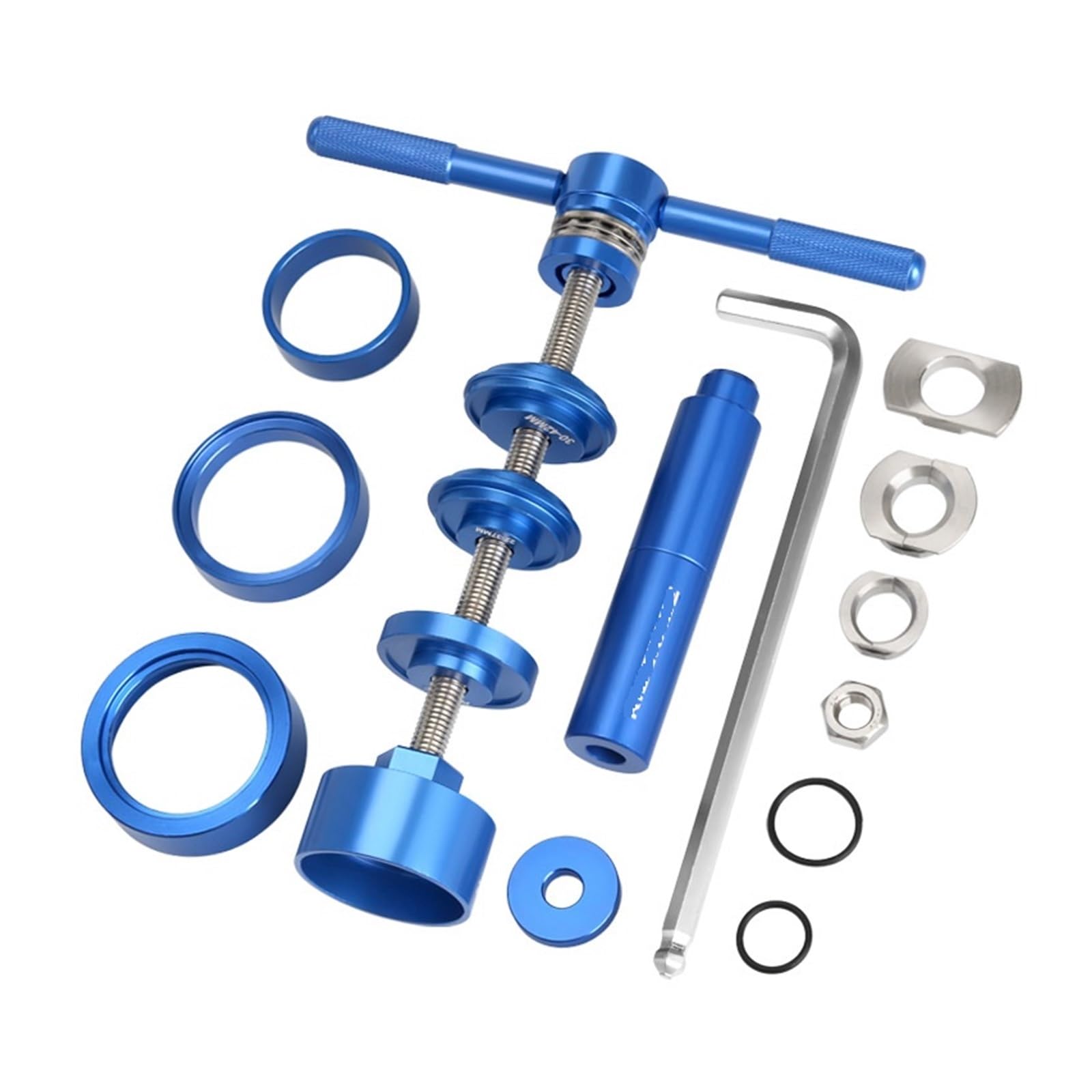 ZGYDNM Bicycle Repair kit Bike Bottom Bracket Bearing Install Tool Bicycle Bearing Press Repair Install Tool Kit 24mm 30mm BB86 BB30 BB92 PF30 Repair Tool (Color : Professional Edition, Size : 1)