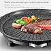 Electric BBQ Grill Indoor Electric Barbecue Grill Indoor Non-Stick Pan Electric BBQ Pan Hot Pot All-in-one Smokeless Electric Grill Teppanyaki Pan Household Suitable For 3-8 People
