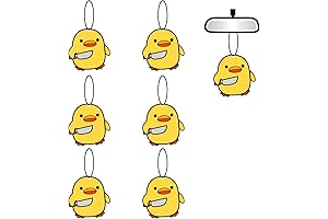 Cute 6 Pcs Little Yellow Duck Car Air Freshener