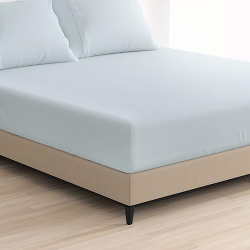 Cosy House Collection Sábana bajera de la serie 1500 Sábana bajera de bolsillo profundo individual Ultra suave, fresca y transpirable Sábana Cosy House Collection Sábana bajera de la serie 1500 Sábana bajera de bolsillo profundo individual Ultra suave, fresca y transpirable Sábana
