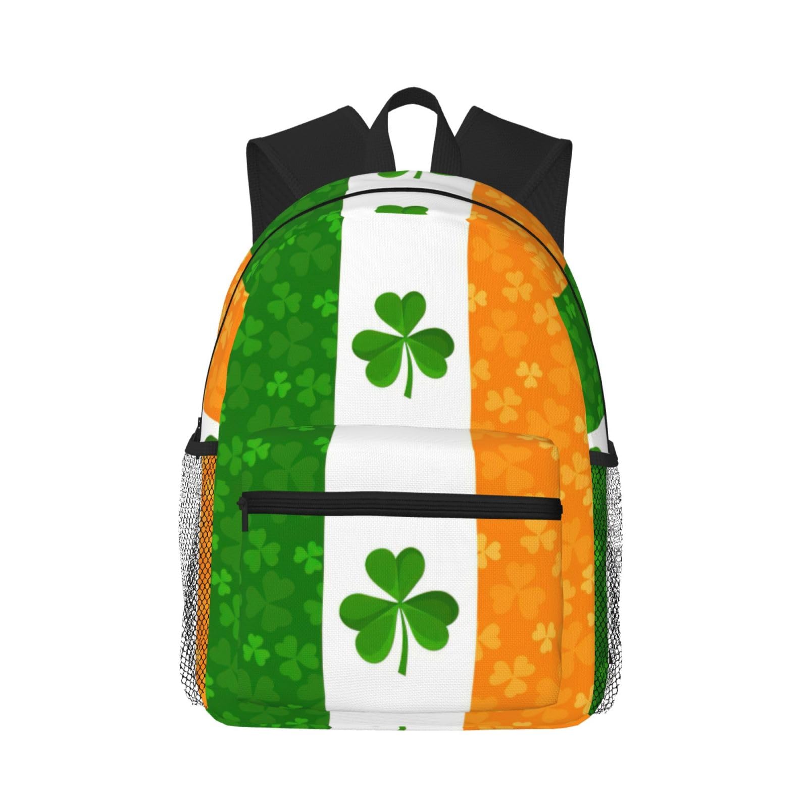 Yyoretp irish flag Print Casual Laptop Backpack,Classic backpack for Travel Work, Lightweight Pack Back