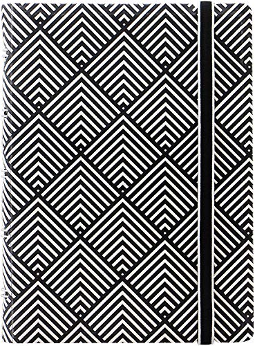 Cahier rechargeable 112 pages lignées mobiles Filofax B115070U avec fermeture élastique