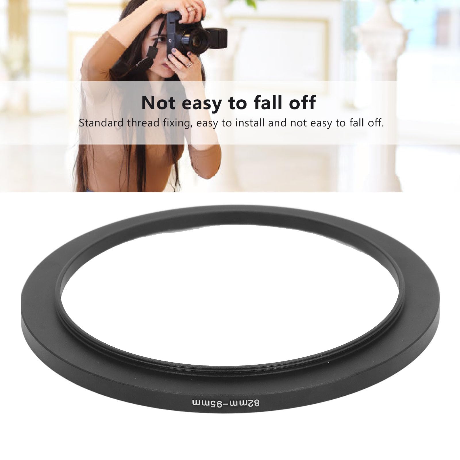 82 Mm do 95 Mm Pierścienie Pośrednie Step Up do Obiektywu Aparatu Adapter Filtra Metalowy pierścień Filtra Step Down Pierścień Pośredniczący do Obiektywu Step Up Pierścień