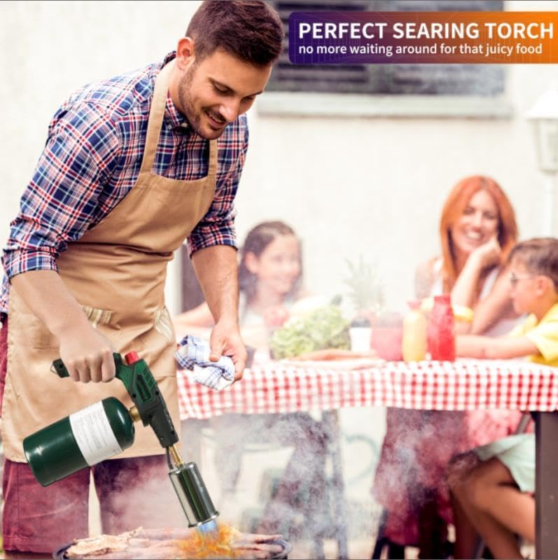 Miniatura 3 de POWERFUL - Antorcha de carbón para parrilla, antorcha de propano, encendedor de carbón, arrancador de fuego, video de sous, encendedor de cocina,