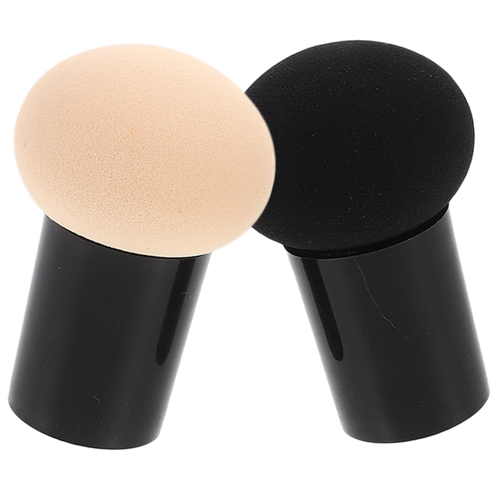 NOLITOY Girl's Makeup Accessory 2 Pack Cosmetics Puff Flat Makeup Sponge for Face Powder Dry/wet Applicator