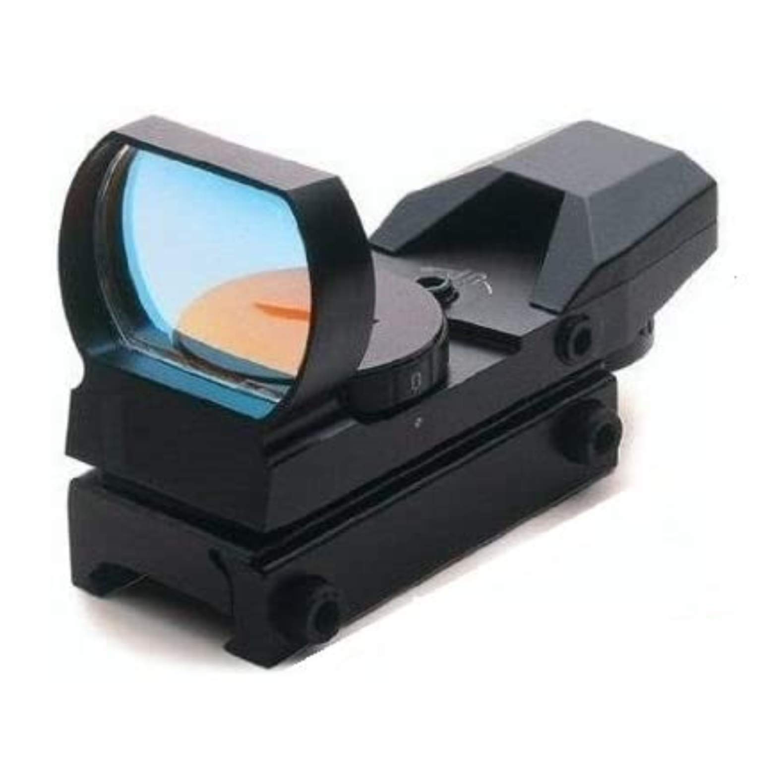 Ultimate Arms Gear New Generation Tactical CQB Bullseye Red Dot Targeting Reticle Open Reflex Sight with Integral Weaver-Picatinny Rail Base Mount