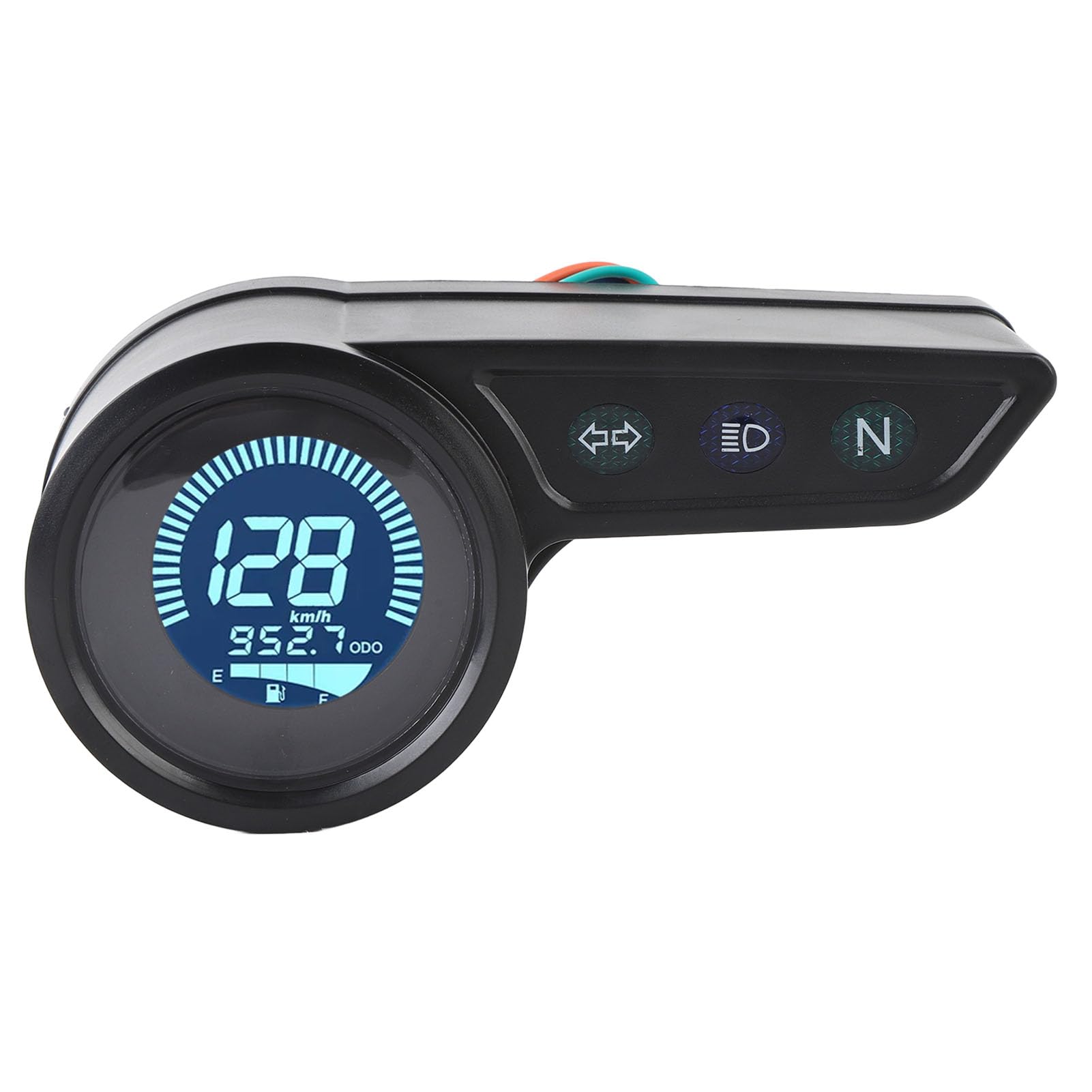 Velocímetro de Motocicleta, Tacómetro, Pantalla Clara, bajo Consumo de Energía, Velocidad, Kilometraje, Información Giratoria, Ajuste Universal