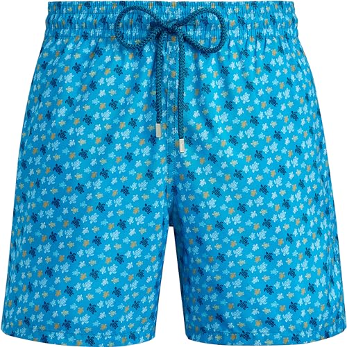Men's Ultra-Light and Packable Swim Trunks Micro Ronde des Tortues Rainbow