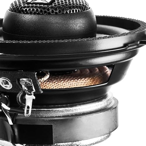 Miniatura 6 de NVX NSP35 - Altavoces para automóvil de 3.5 pulgadas, 200 W máximo, 70 W RMS, coaxial de 2 vías con tweeters de cúpula de seda y X-overs integrados