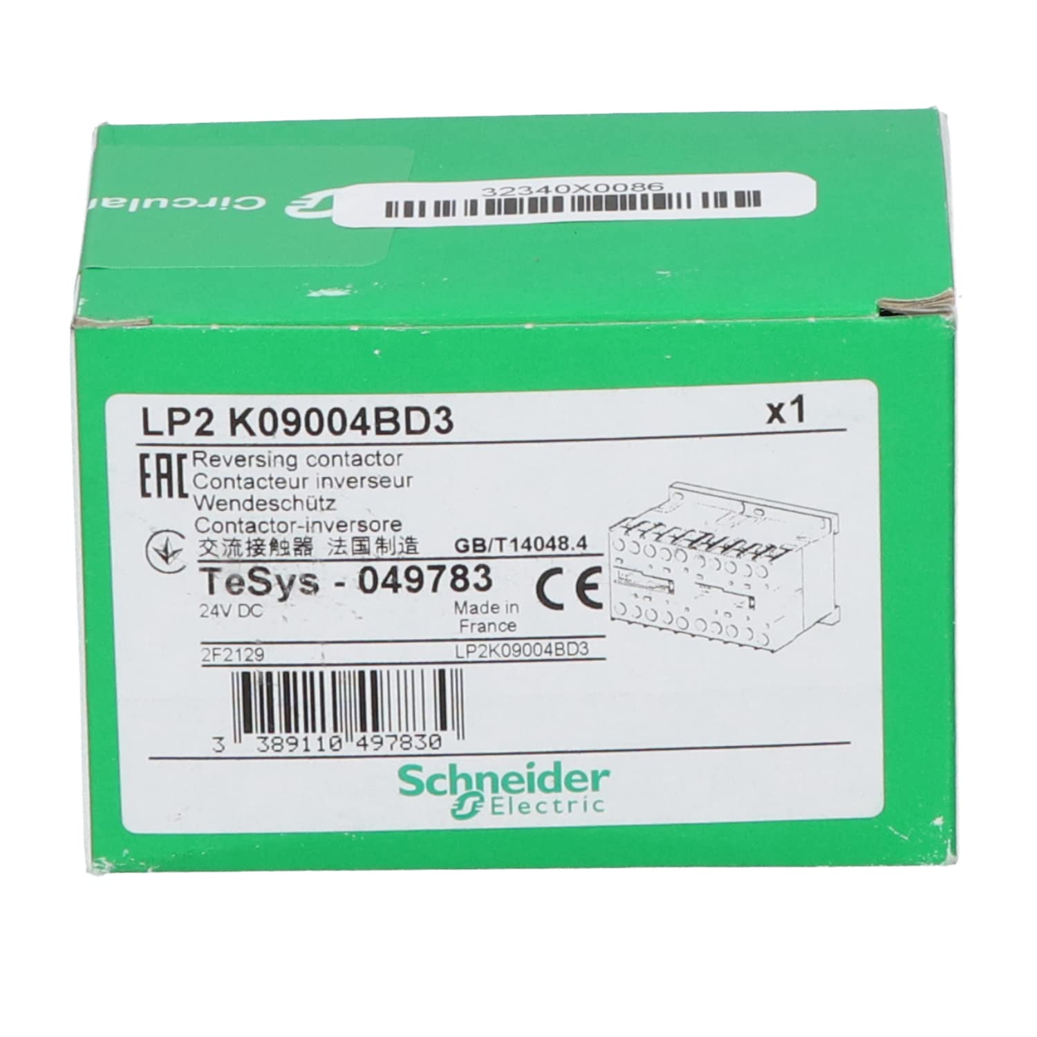 INVERSOR K TETRAP. D F 9A 24V DC