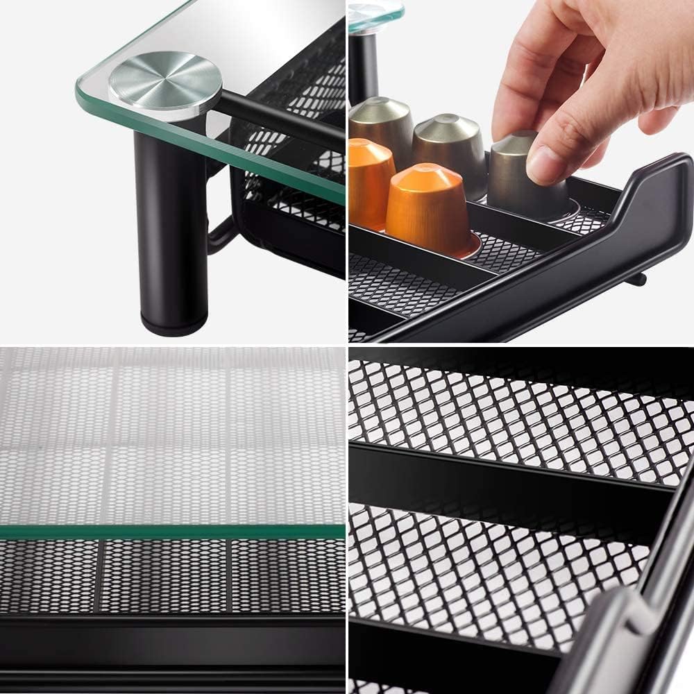 Organizador Cápsulas Café VIDETOL - Cajón 60 Cápsulas Con Soporte Para Máquina
