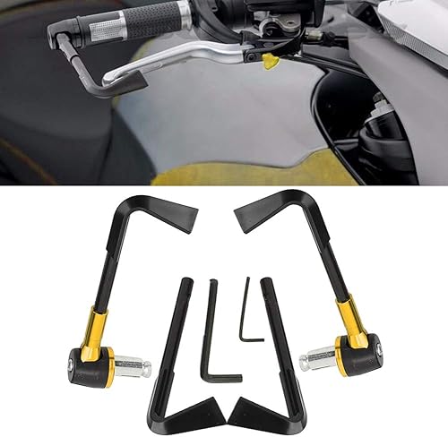 Miniatura 4 de EVGATSAUTO Protectores de palanca de motocicleta, protector de palanca de freno delantero CNC, empuñadura de motocicleta, protector de motocicleta