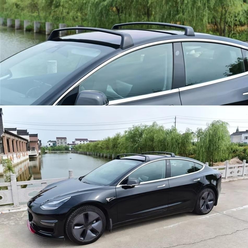 Barras transversales coche portabicicletas Tesla Model 3 2017 a 2025 7