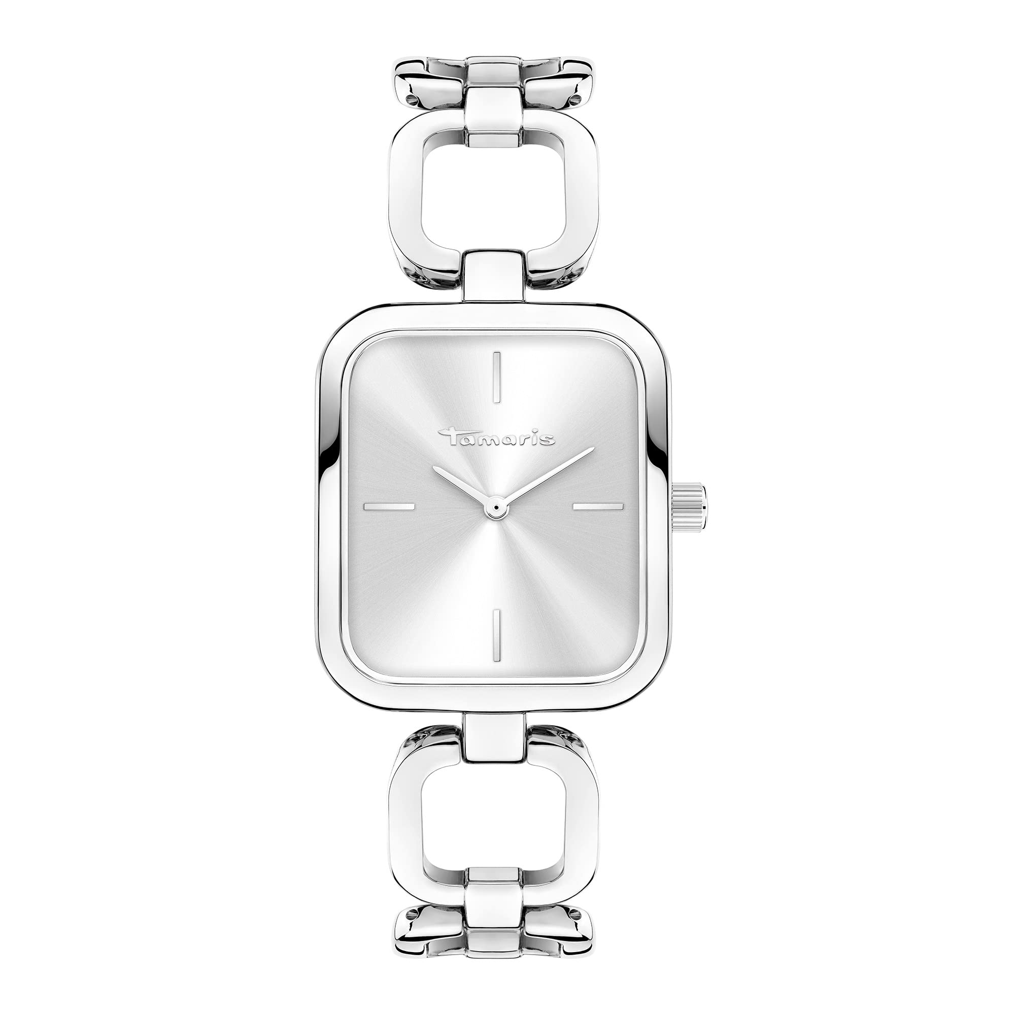 Tamaris Damenuhr – Schmuckbanduhr für Damen rund & eckig - Elegante Armbanduhr mit Schmuckband in Silber, Gold, Roségold, Schwarz, Grün
