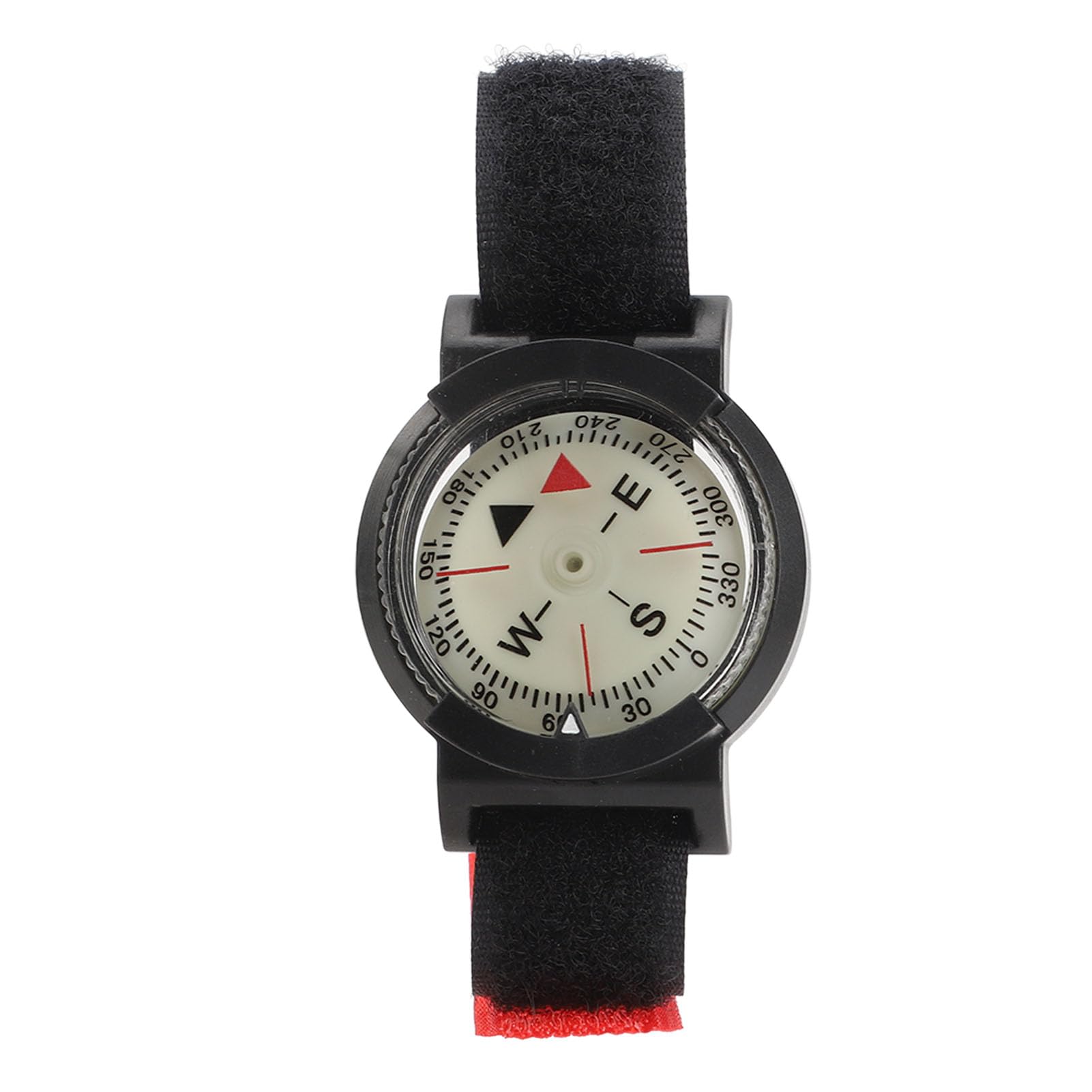 Wrist Compass, Portable High Accuracy Light Luminous Compass Watch Nylon Strap Professional for Outdoor